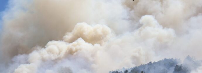 Φωτιά στην Τροιζηνία: Σηκώθηκαν 2 αεροσκάφη