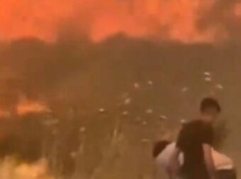 Συναγερμός στη Σμύρνη: Τεράστια πυρκαγιά καίει δάση και κατοικημένες περιοχές