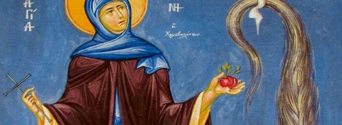 Το μήλο της Αγίας Ειρήνης Χρυσοβαλάντου που φέρνει παιδιά