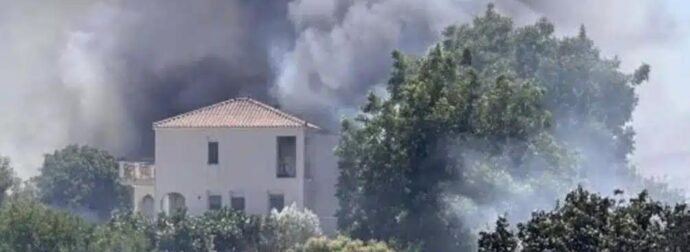 Φωτιά τώρα στη Λέσβο – Επιχειρούν επίγειες και εναέριες δυνάμεις