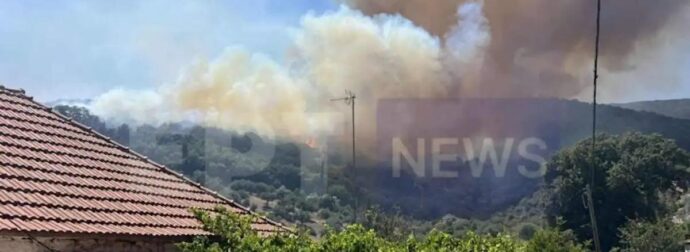 Φωτιά στη Μεσσηνία στην περιοχή Πετράλωνα: Μήνυμα του 112 – «Απομακρυνθείτε προς Μελιγαλά»