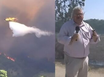 Φωτιά στην Πάτρα: Κάτοικος έδιωξε δημοσιογράφο του ΣΚΑΪ – «Να φύγεις, γιατί έτσι γουστάρω εγώ»
