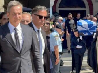 «Έφυγε το καλύτερο παιδί» – Συγκινεί ο επικήδειος του Μητσοτάκη για τον Απόστολο Βεσυρόπουλο