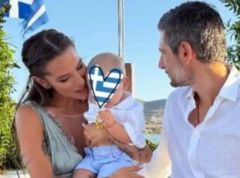Εριέττα Κούρκουλου – Βύρων Βασιλειάδης: Βάφτισαν τον γιο τους, Λέοντα