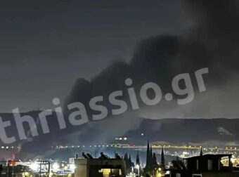 ΜΕΓΑΛΗ Πυρκαγιά: Καίει κοντά σε πίστα καρτ, ακούγονται εκρήξεις