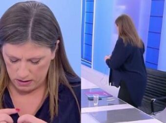 Ζωή Κωνσταντοπούλου: Αποχώρησε on air από το στούντιο του ΣΚΑΪ μετά από ένταση (vid)