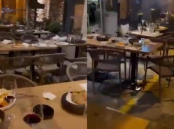 Δείτε βίντεο από την επίθεση κατά του Μάκη Βορίδη -Του πέταξαν αυγά, τραπέζια και φώναζαν συνθήματα – Φυγαδεύτηκε από την ΕΛ.ΑΣ