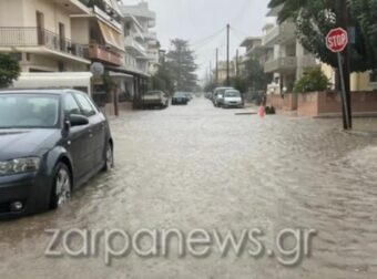 Η κακοκαιρία «σαρώνει» την Κρήτη: Δρόμοι… ποτάμια σε Ηράκλειο και Χανιά