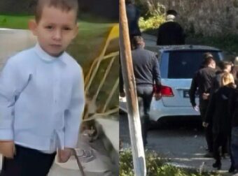 Σπαραγμός πάνω στο μικρό λευκό φέρετρο: Με μπαλόνια αποχαιρέτησαν τον 3χρονο Ανδρέα στην κηδεία του
