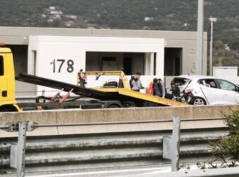 Χαλαζόπτωση προκάλεσε εκτροπές 5 οχημάτων – Ένας τραυματίας