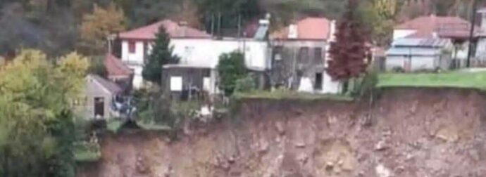 Κακοκαιρία «Adel»: Κατολίσθηση , σπίτια καταρρέουν, κλείνουν σχολεία