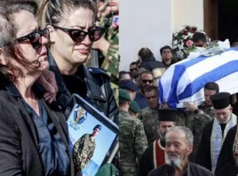 Δάκρυσε και η Παναγία στη κηδεία του 19χρονου Ραφαήλ – Με λευκά τριαντάφυλλα και την ελληνική σημαία το τελευταίο αντίο