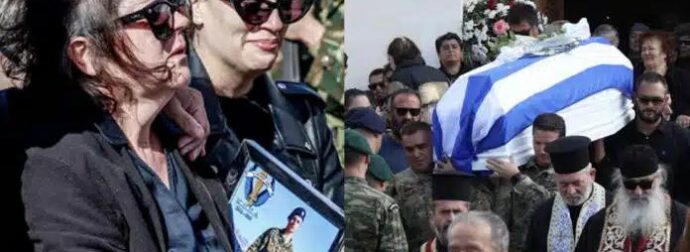 Δάκρυσε και η Παναγία στη κηδεία του 19χρονου Ραφαήλ – Με λευκά τριαντάφυλλα και την ελληνική σημαία το τελευταίο αντίο