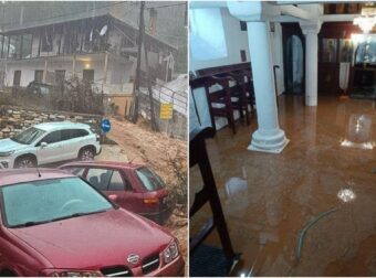 Εικόνες βιβλικής καταστροφής σε πασίγνωστο νησί: Πλημμύρισαν δρόμοι, καταστράφηκαν σπίτια και εκκλησίες