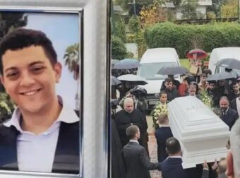Δάκρυσε και η Παναγία στην κηδεία του 24χρονου Σωτήρη που σκοτώθηκε στο τροχαίο στη Λούτσα – Συντετριμμένη η μητέρα του