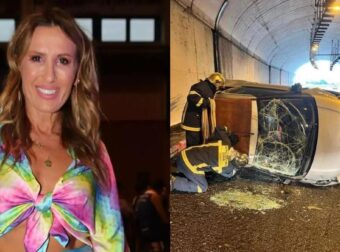 Καβάλα: Τροχαίο ατύχημα είχε η Πηγή Δεβετζή – Ανετράπη το αυτοκίνητό της σε τούνελ