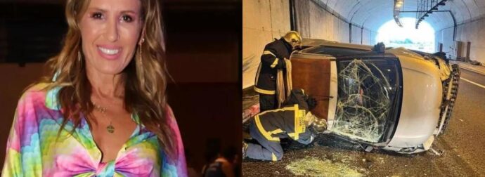 Καβάλα: Τροχαίο ατύχημα είχε η Πηγή Δεβετζή – Ανετράπη το αυτοκίνητό της σε τούνελ