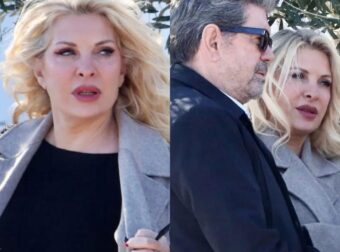 Όλοι κοιτούσαν την Ελένη Μενεγάκη: Τι συνέβn χθες στην κηδεία του Γιώργου Παπαδάκη στη Ριτσών