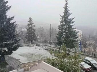 ΜΟΛΙΣ ΑΡΧΙΣΕ ΝΑ ΧΙΟΝΙΖΕΙ: ΔΕΙΤΕ ΒΙΝΤΕΟ