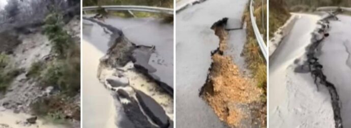 ΣΥΝΑΓΕΡΜΟΣ: Προβλήματα από την κακοκαιρία – Κατολισθήσεις και καθιζήσεις