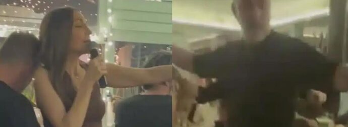 Ο Μπισμπίκης επέστεψε: Xόρεψε βαρύ ζεϊμπέκικο ενώ του τραγουδούσε η Βανδή