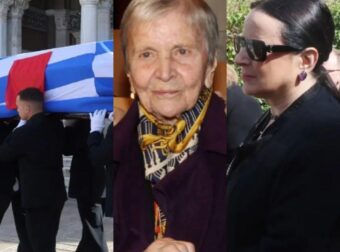 Κηδεία Ελένης Γλύκατζη Αρβελέρ: Κατέppευσε η κόpn της στο τελευταίο «αντίο» – Φωτογραφίες