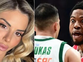 Χαμός με τη σύζυγο του Σλούκα μετά το Ολυμπιακός – Παναθηναϊκός