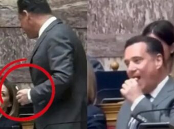 Ζωή Κωνσταντοπούλου: Διέρρευσε το βίντεο του Άδωνι Γεωργιάδη που τρώει κράκερ στη Βουλή