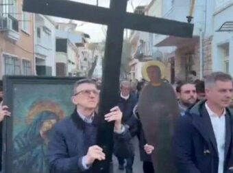 Άρης Πορτοσάλτε: Στην Κωνσταντινούπολη τον έβαλαν να κρατήσει τον Σταυρό του Μαρτυρίου