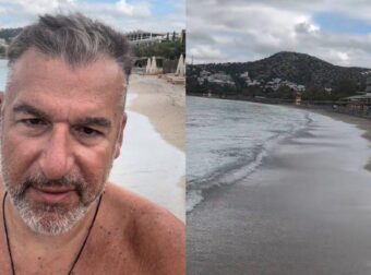 Γιώργος Λιάγκας: «Έχετε να προτείνετε τίποτα καλύτερο;» – Το μήνυμά του από την παραλία