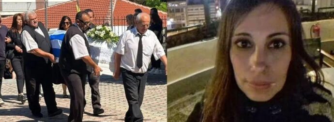 Οδύνη στην κηδεία της 45χρονης Αντιγόνης: «Θα σε θυμόμαστε πάντα γι’ αυτό που ήσουν» – Τραγικές φιγούρες τα παιδιά της