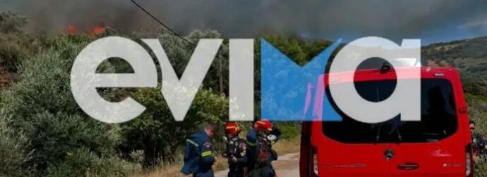 Φωτιά στα Εύβοια: Νέο μήνυμα 112 για εκκένωση – «Απομακρυνθείτε προς Στύρα»