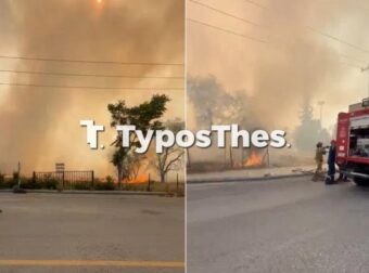 Φωτιά: Μάχη με τις φλόγες δίπλα σε βενζινάδικο – «112» για απομάκρυνση από περιοχή