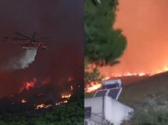 Συναγερμός τώρα: Εξαπλώνεται ανεξέλεγκτα η φωτιά – Προσεγγίζει απειλητικά και τα σπίτια